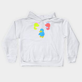 Spring ducks Kids Hoodie